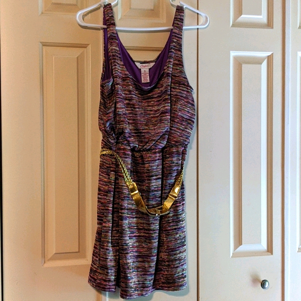 New candies jr xl purple summer dress